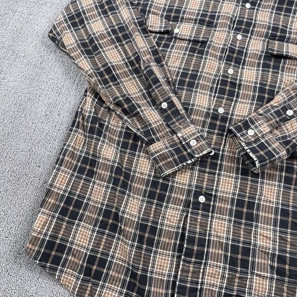 Ralph Lauren Polo Shirt Adult Medium Plaid Button Up Flannel Whitfield Men's - Picture 7 of 13